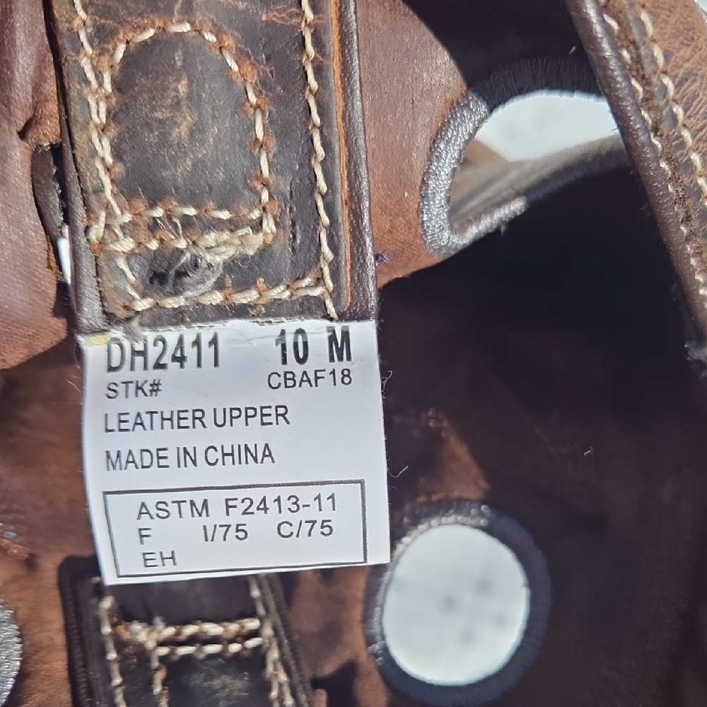 Double H Brown Western Boots - Picture 6 of 11